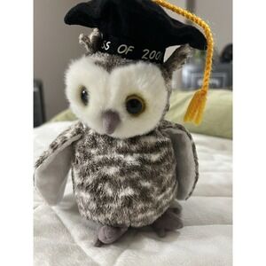 Ty Beanie Baby - SMART the 2001 Graduation Owl (7 Inch) MWMTs Stuffed Animal Toy